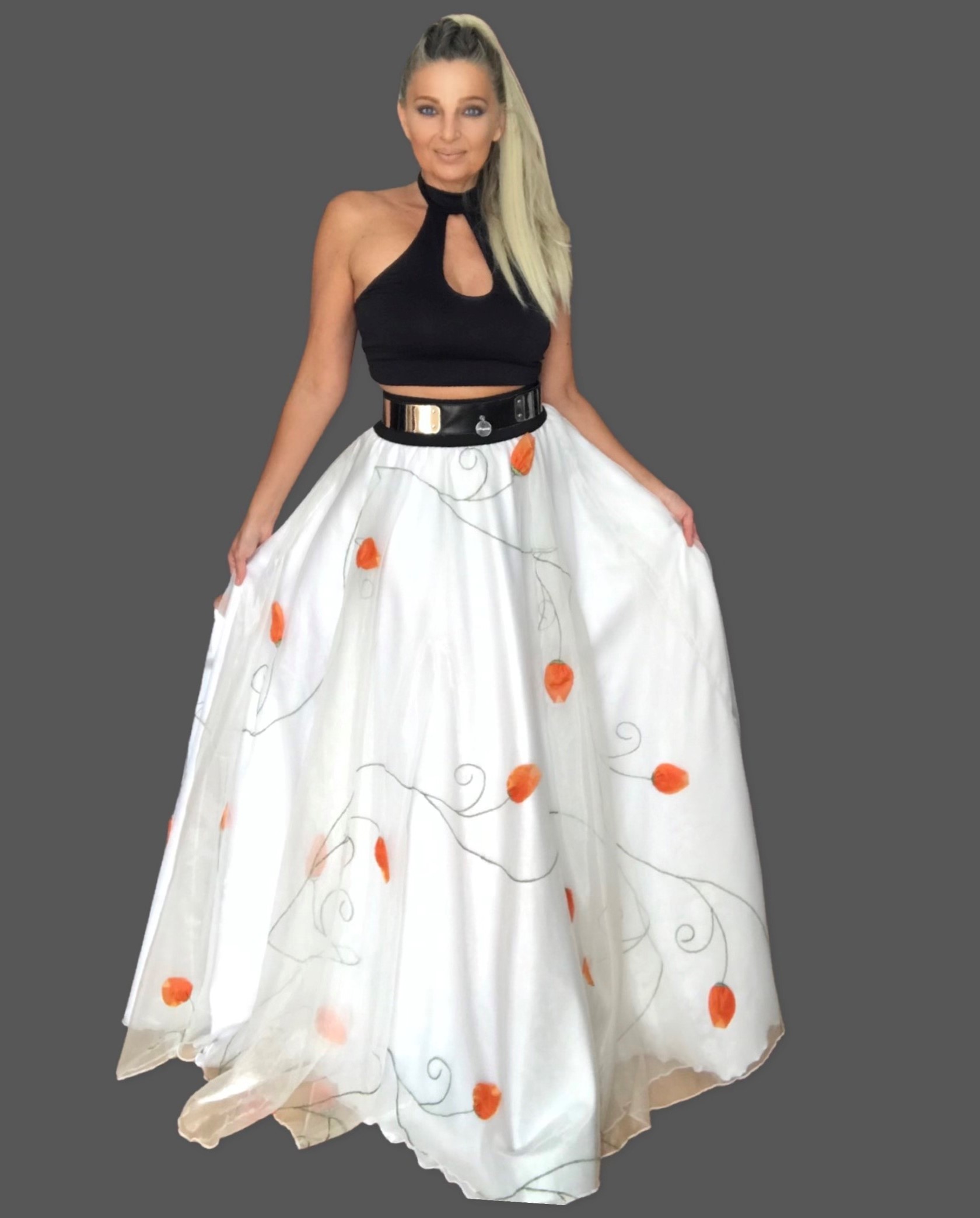 Dlouhá společenská sukně BOROS SK-L-ORG 02